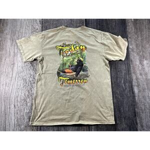 NEW Until Tomorrow Bear Large Tan Dad Shirt Large 306 GRT Southern